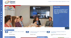 Desktop Screenshot of dialogueplatform.eu